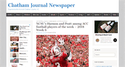 Desktop Screenshot of chathamjournal.com